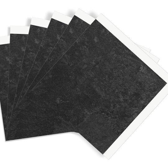selbstklebende Wandfliesen Wall Tiles Dark Slate (6er Set) image number null